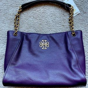 Brand new with tag Purple Tory Burch Britten Tote
